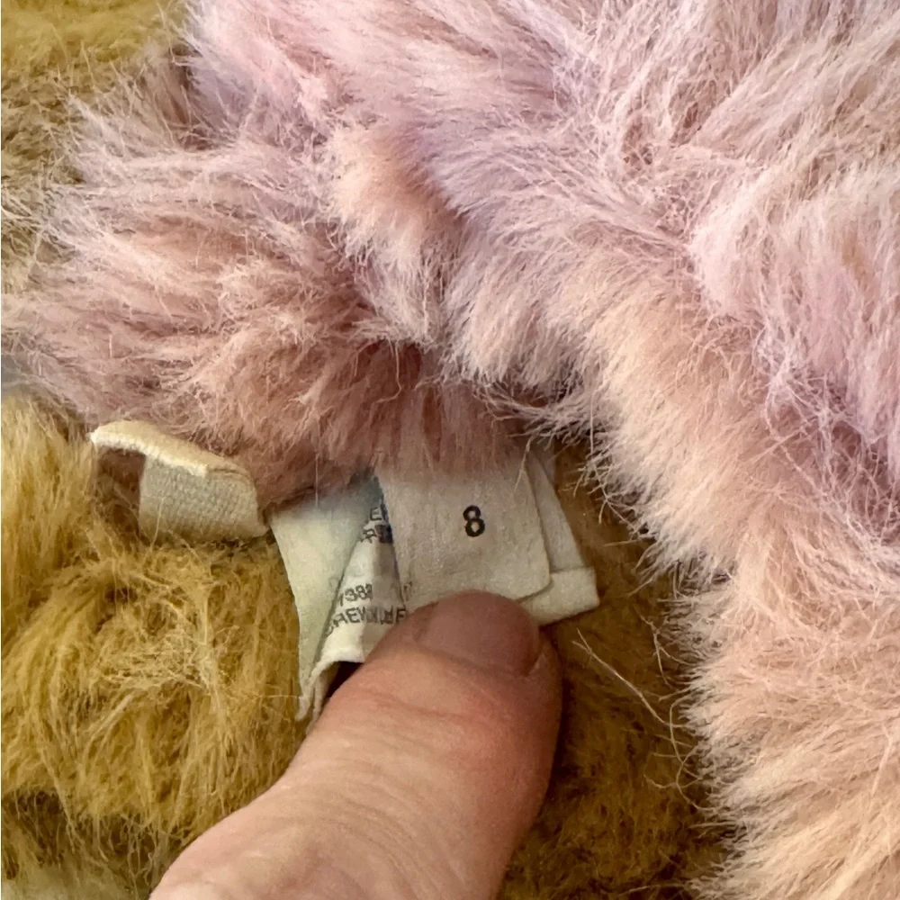 Madewell Pink Plush Faux Fur Slip-Ons - Picture 5 of 5